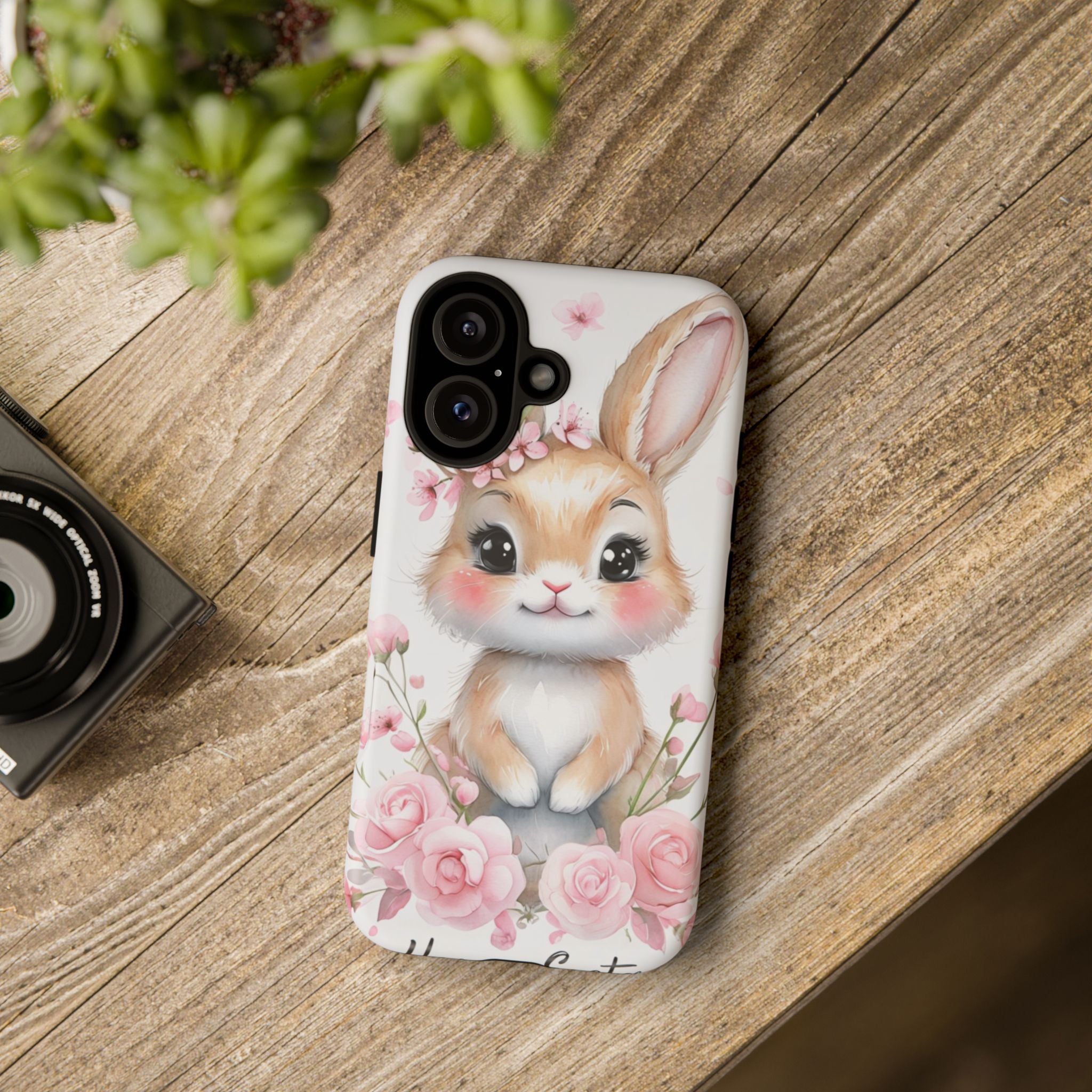 Cute Bunny Phone Case — Adorable Kawaii Rabbit Phone Cover for Girls & Animal Lovers