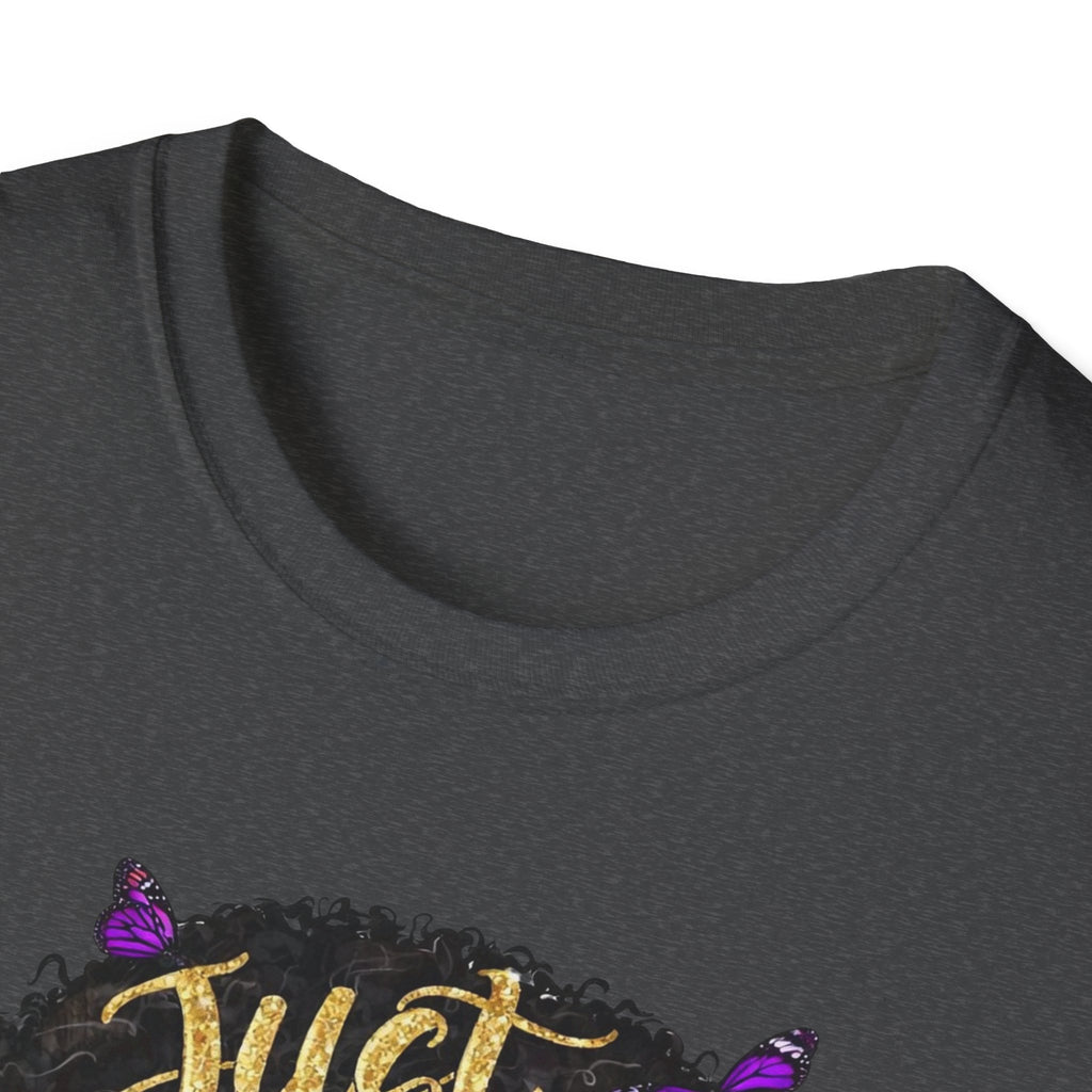Redeemed Christian Afro Woman T-Shirt – Faith-Based Butterfly Design, Inspirational Black Woman Graphic Tee, Spiritual Gift for Women