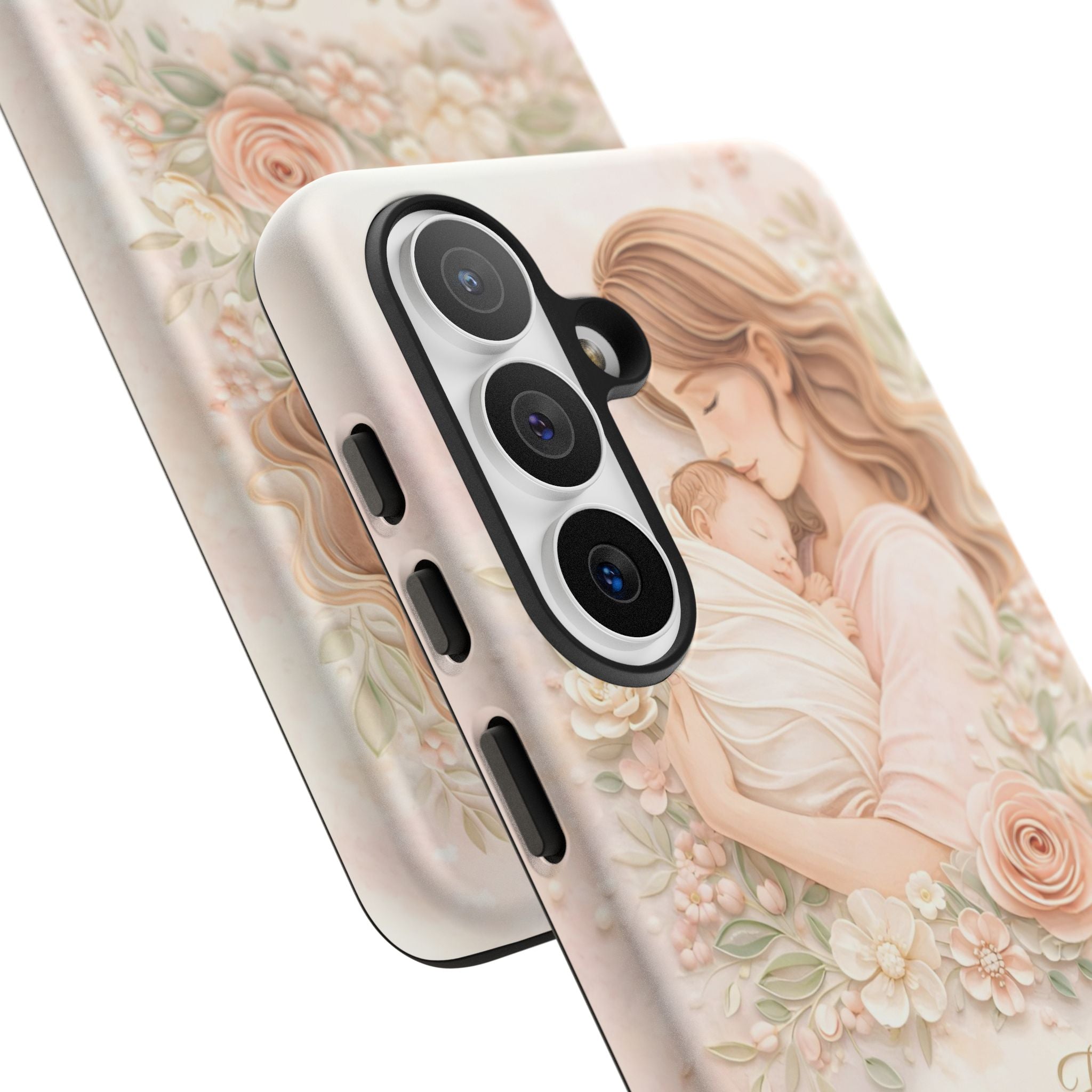 My First Mother's Day Floral Phone Case — Mom & Baby Protective Case