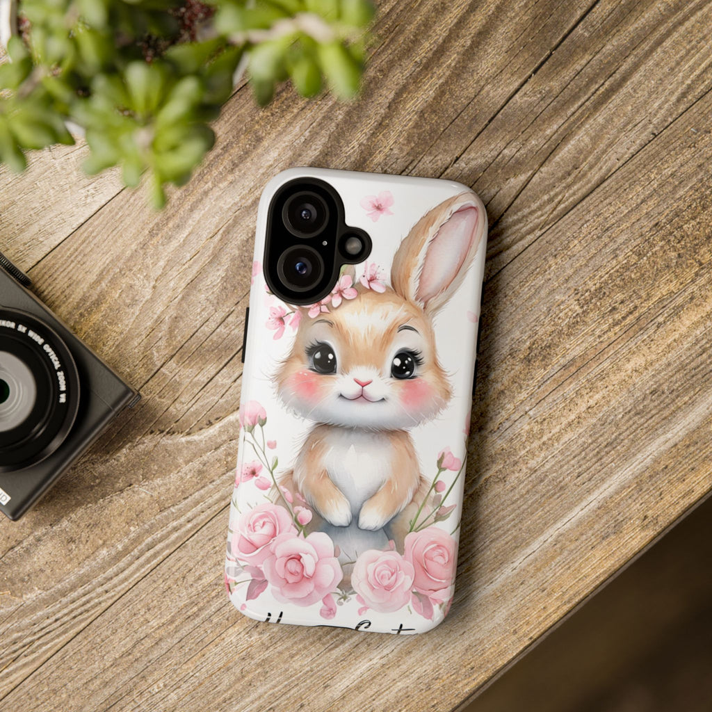 Cute Bunny Phone Case — Adorable Kawaii Rabbit Phone Cover for Girls & Animal Lovers