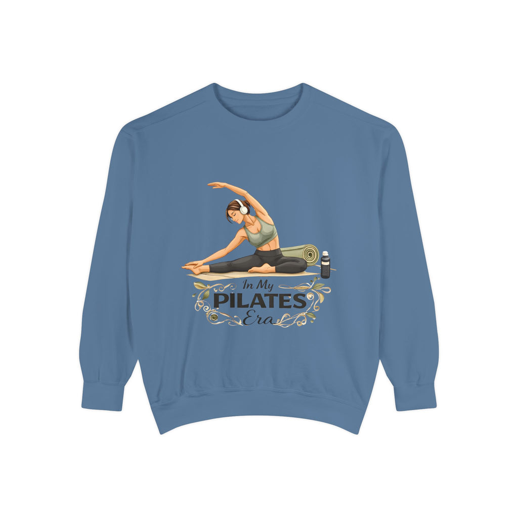 Pilates Era Sweatshirt - 'In My Pilates Era' Illustrated Fitness Crewneck