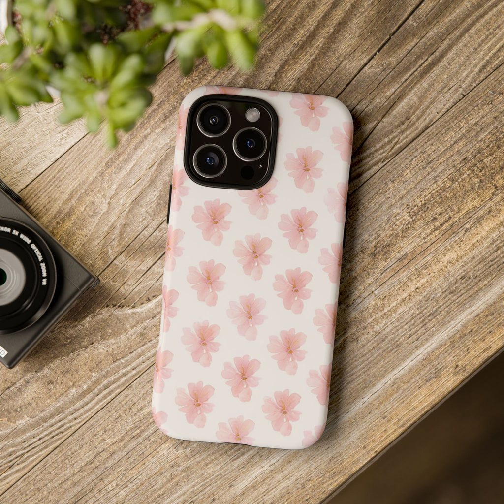 Floral Pink Blossom Tough Phone Case