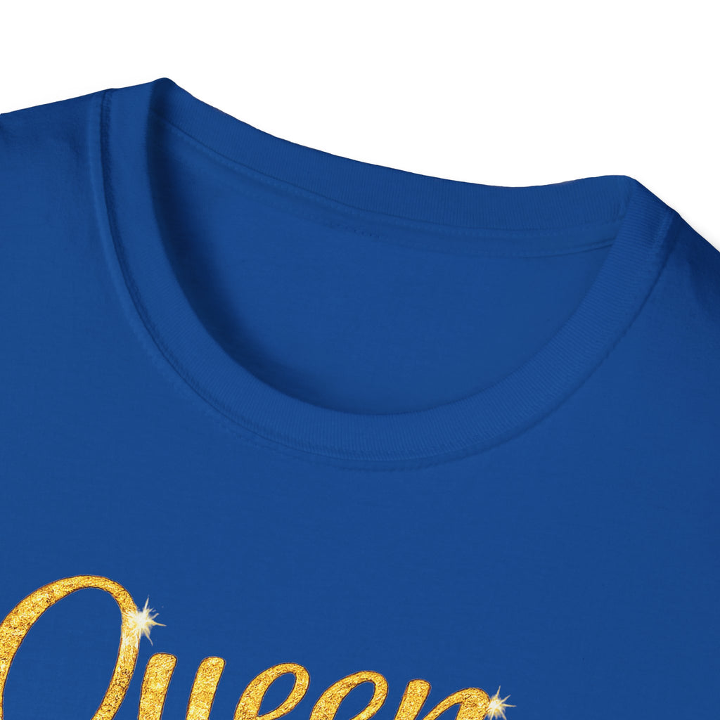 Queen Light Blue Boots Shirt – Pink Crown Graphic Tee, Cute Girly Streetwear, Fashion Queen Outfit, Trendy Women’s Statement T-Shirt