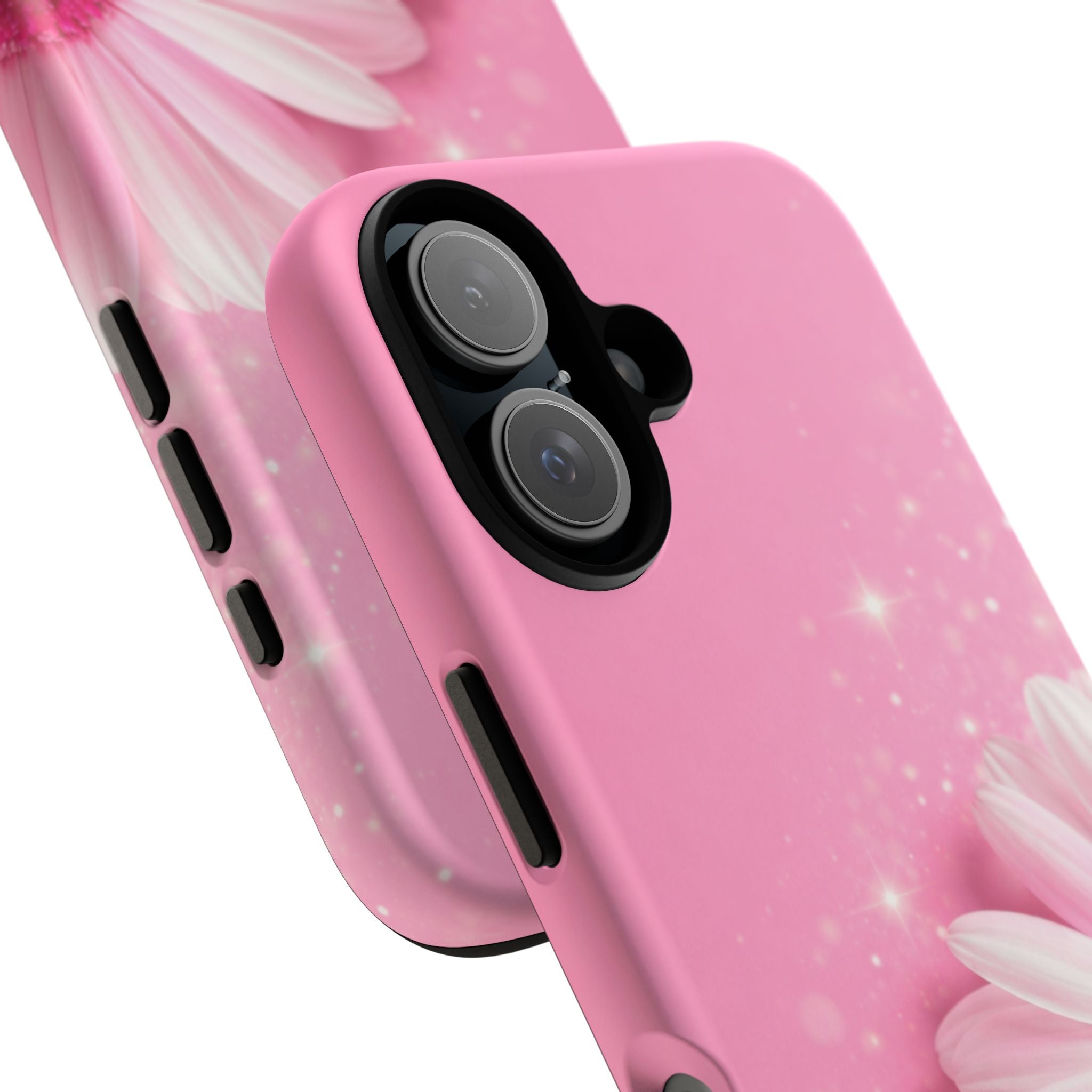 Pink Daisy Phone Case, Aesthetic Floral iPhone & Samsung Case, Cute Flower Phone Cover, Soft Girl Coquette Case, Feminine Pink Case