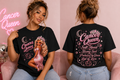Cancer Queen Soft Heart Strong Soul Shirt – Zodiac Astrology Graphic Tee for Women, Pink Coquette Cancer Zodiac Birthday Gift, Trendy Astrology T-Shirt