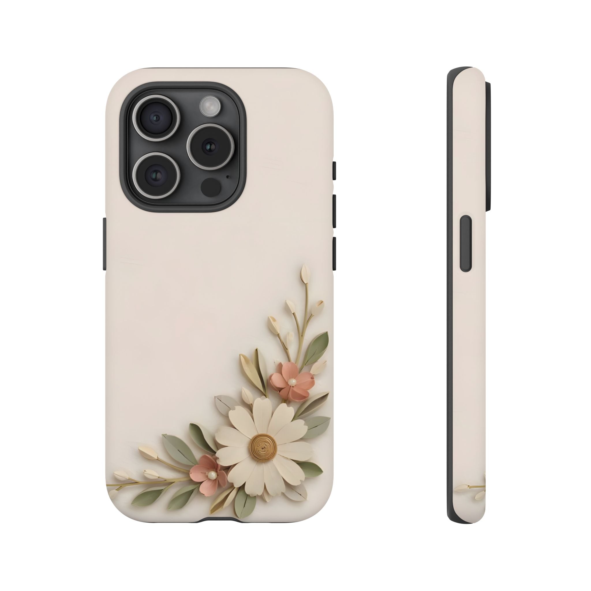 Daisy Blossom Tough Phone Case — Floral Protective iPhone Cover