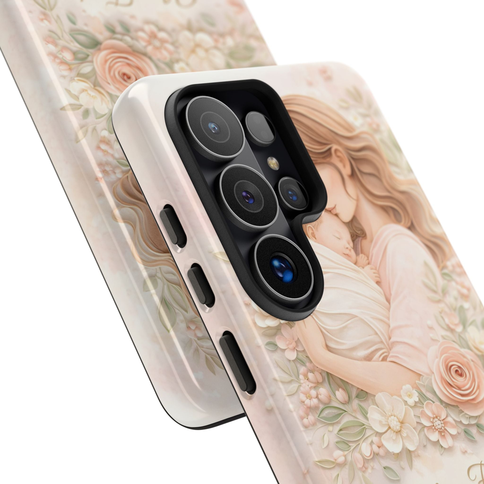 My First Mother's Day Floral Phone Case — Mom & Baby Protective Case
