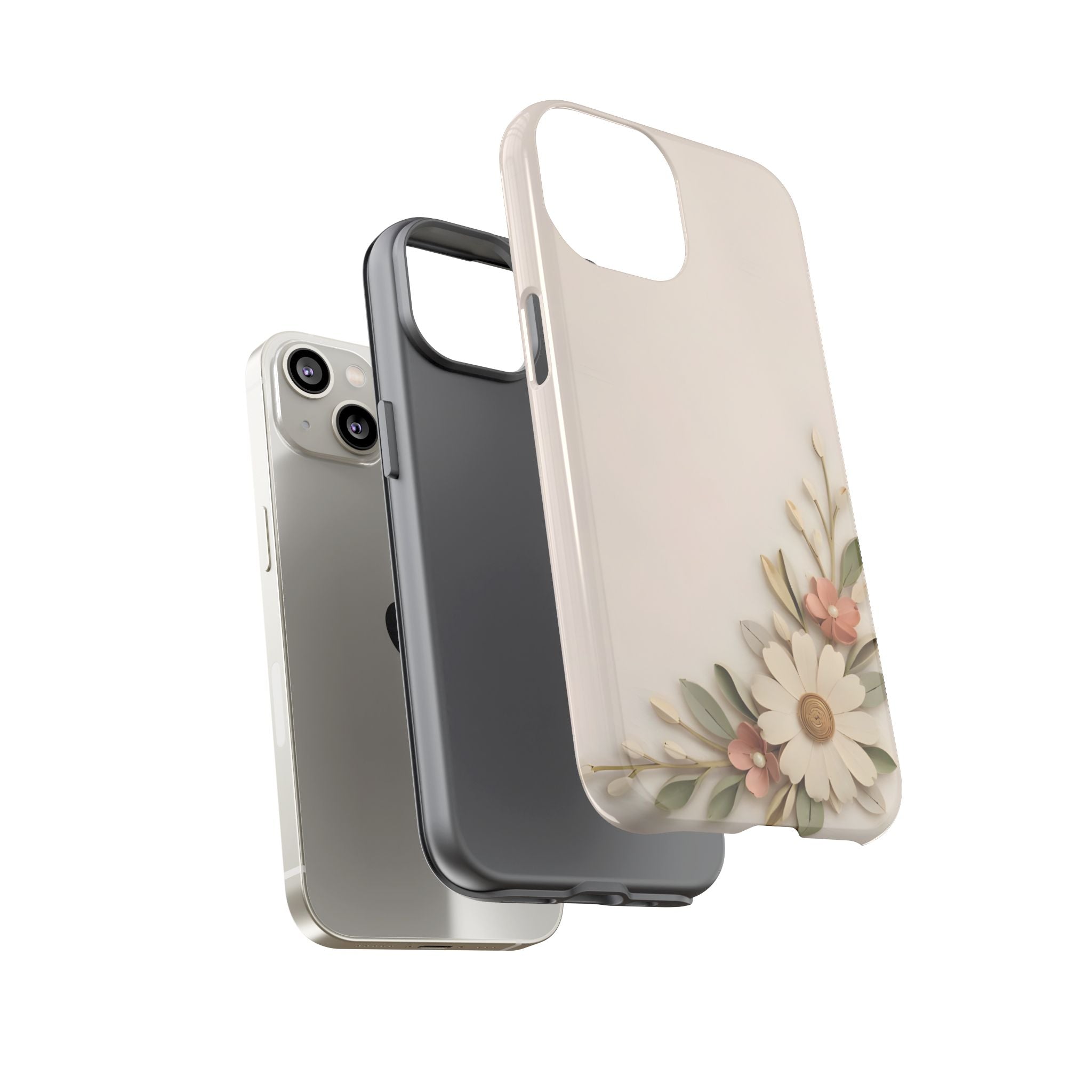 Daisy Blossom Tough Phone Case — Floral Protective iPhone Cover