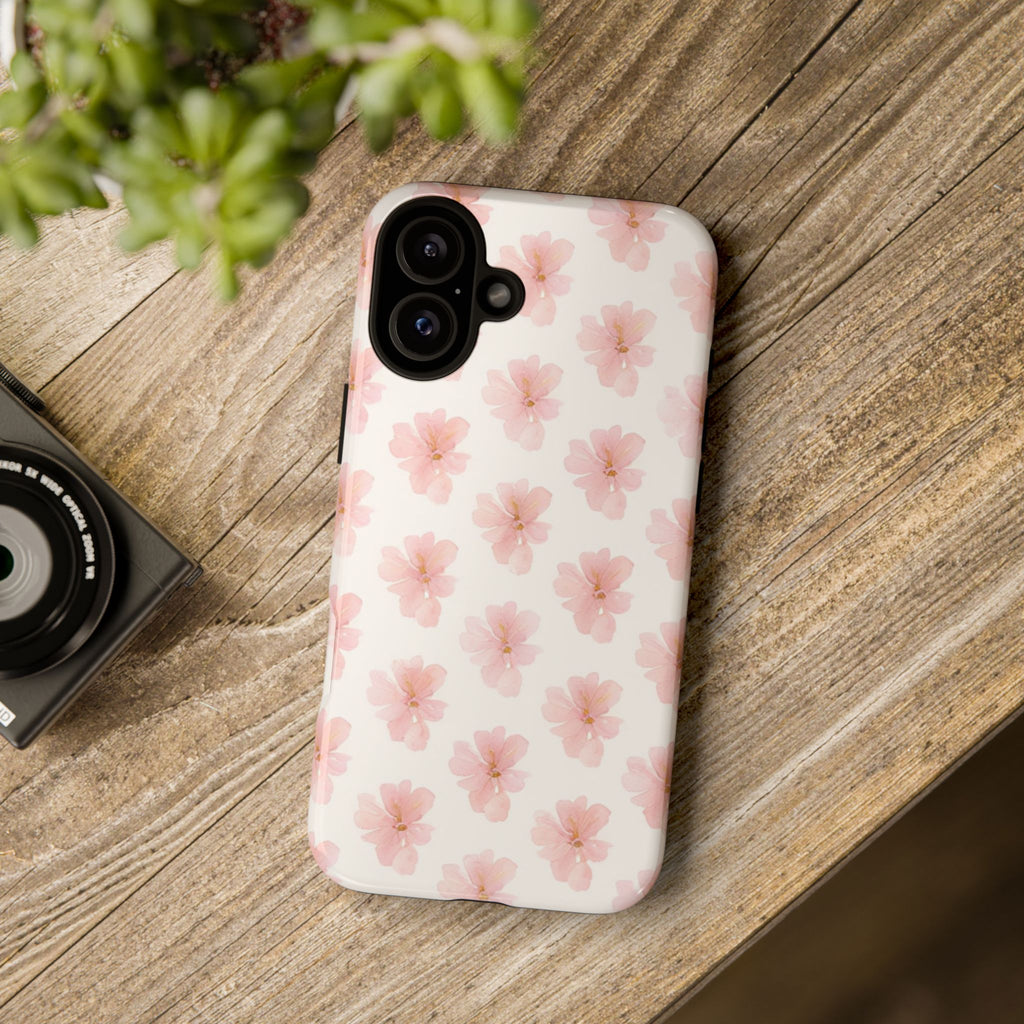 Floral Pink Blossom Tough Phone Case
