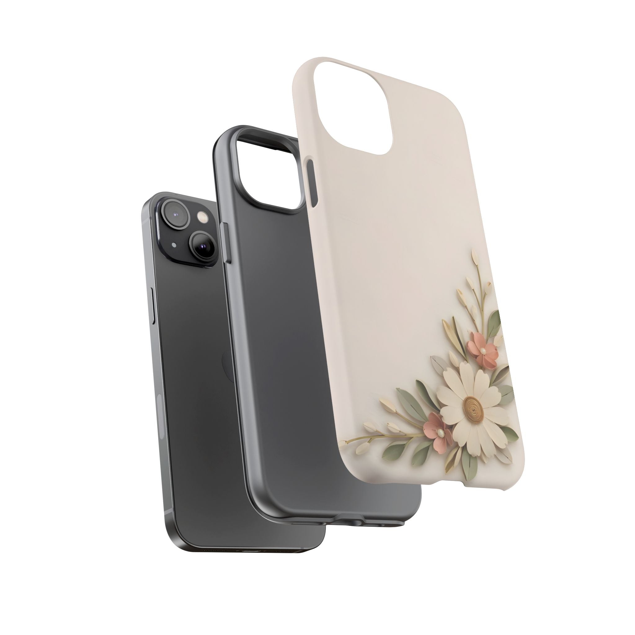 Daisy Blossom Tough Phone Case — Floral Protective iPhone Cover