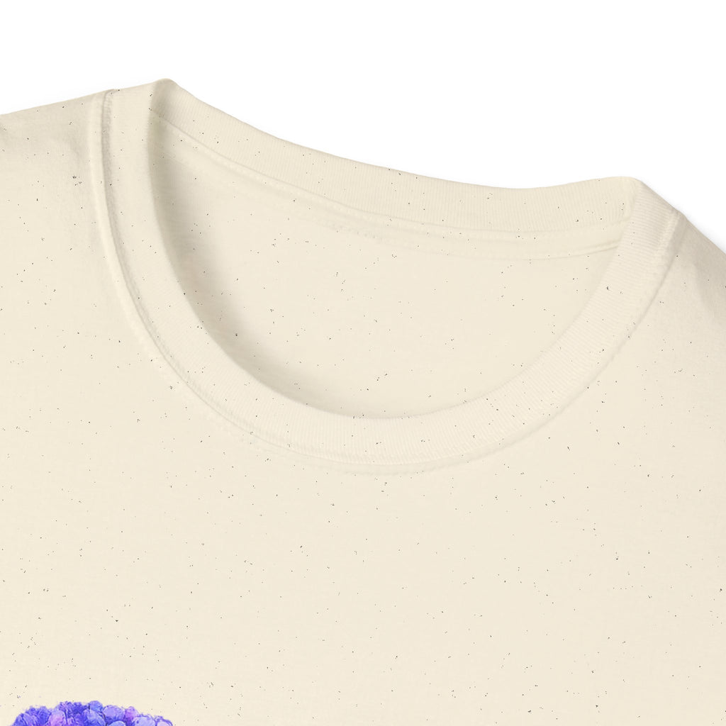 Inspirational Black Woman T-Shirt — "Even in the Darkness I See God Working for Me" Floral Portrait