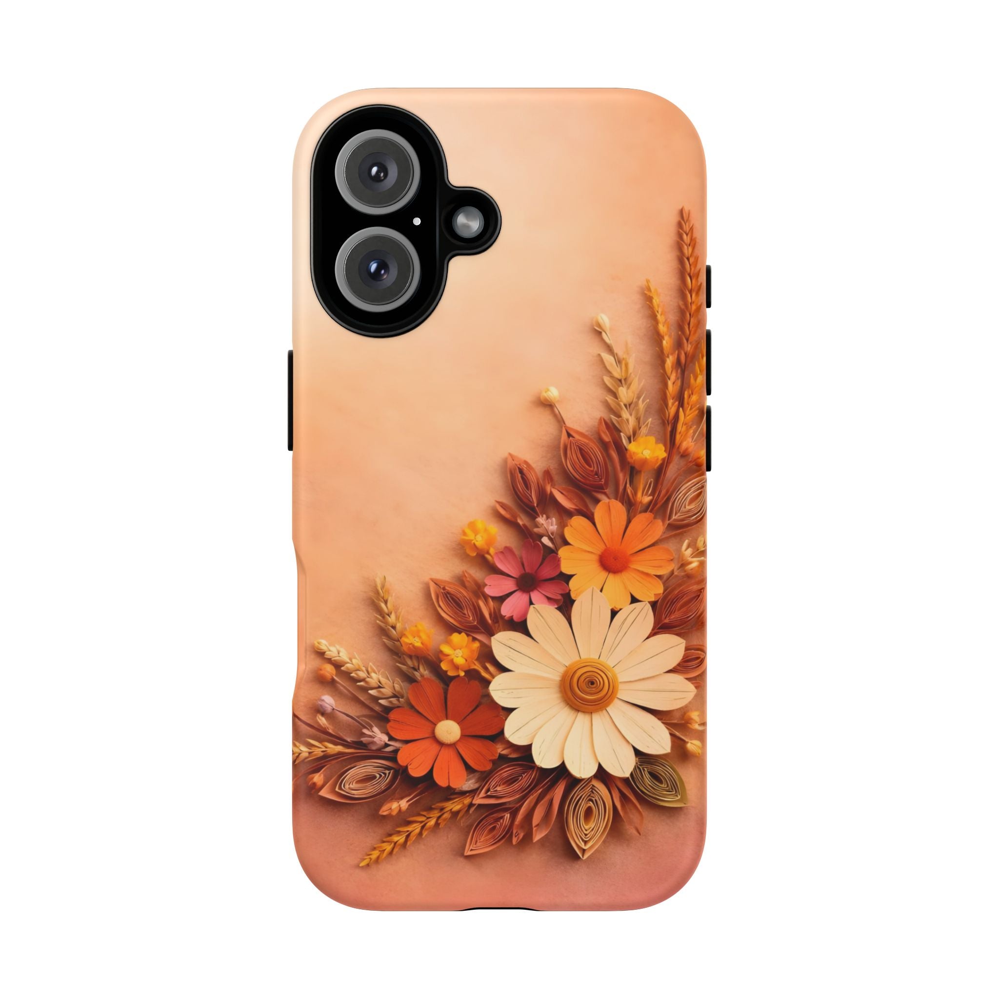 Floral Daisies Phone Case — Autumn Bouquet Protective iPhone Cover