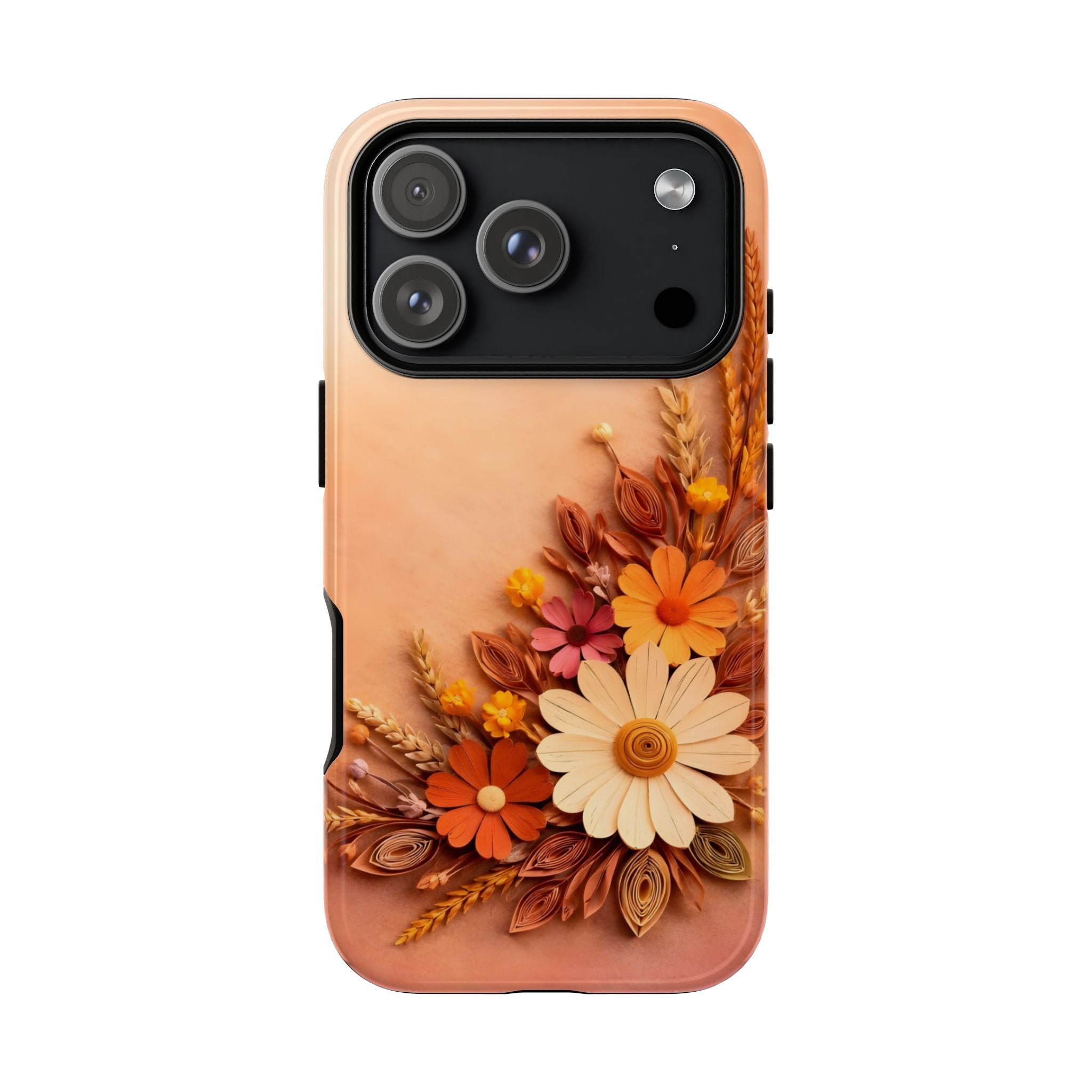 Floral Daisies Phone Case — Autumn Bouquet Protective iPhone Cover
