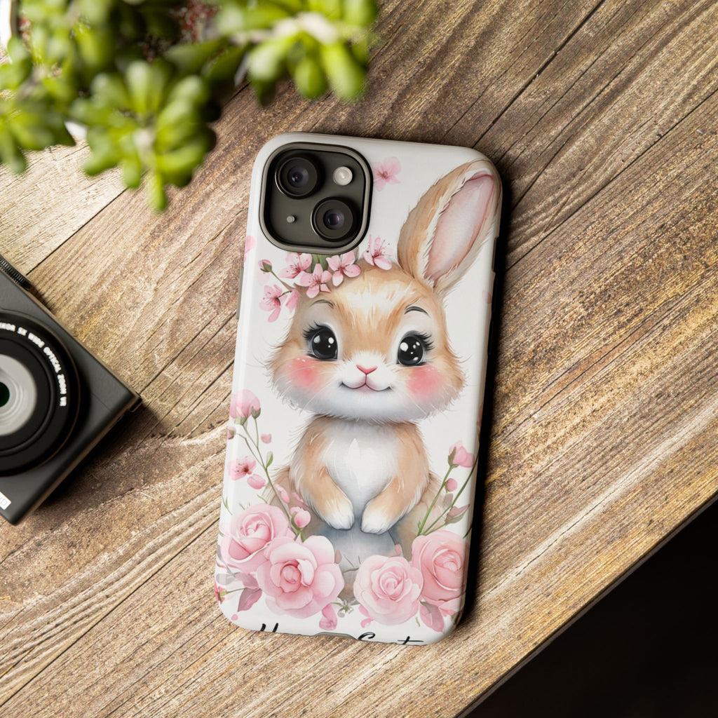 Cute Bunny Phone Case — Adorable Kawaii Rabbit Phone Cover for Girls & Animal Lovers