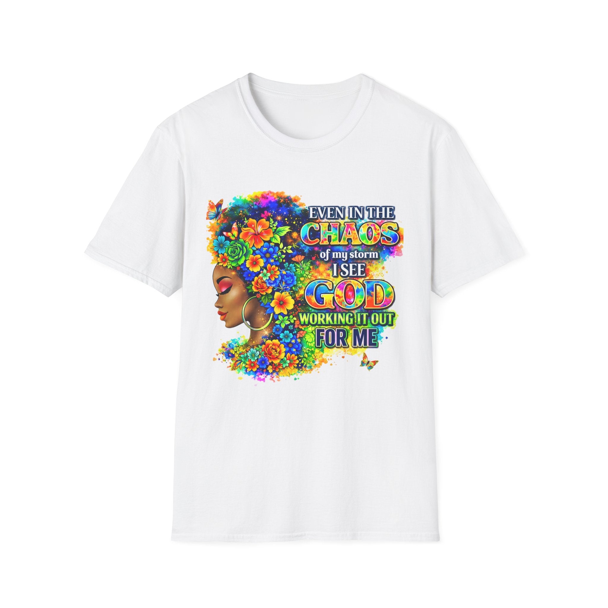 Faithful in the Storm T-Shirt — "Even in the Chaos of My Storm I See God Working It Out for Me"