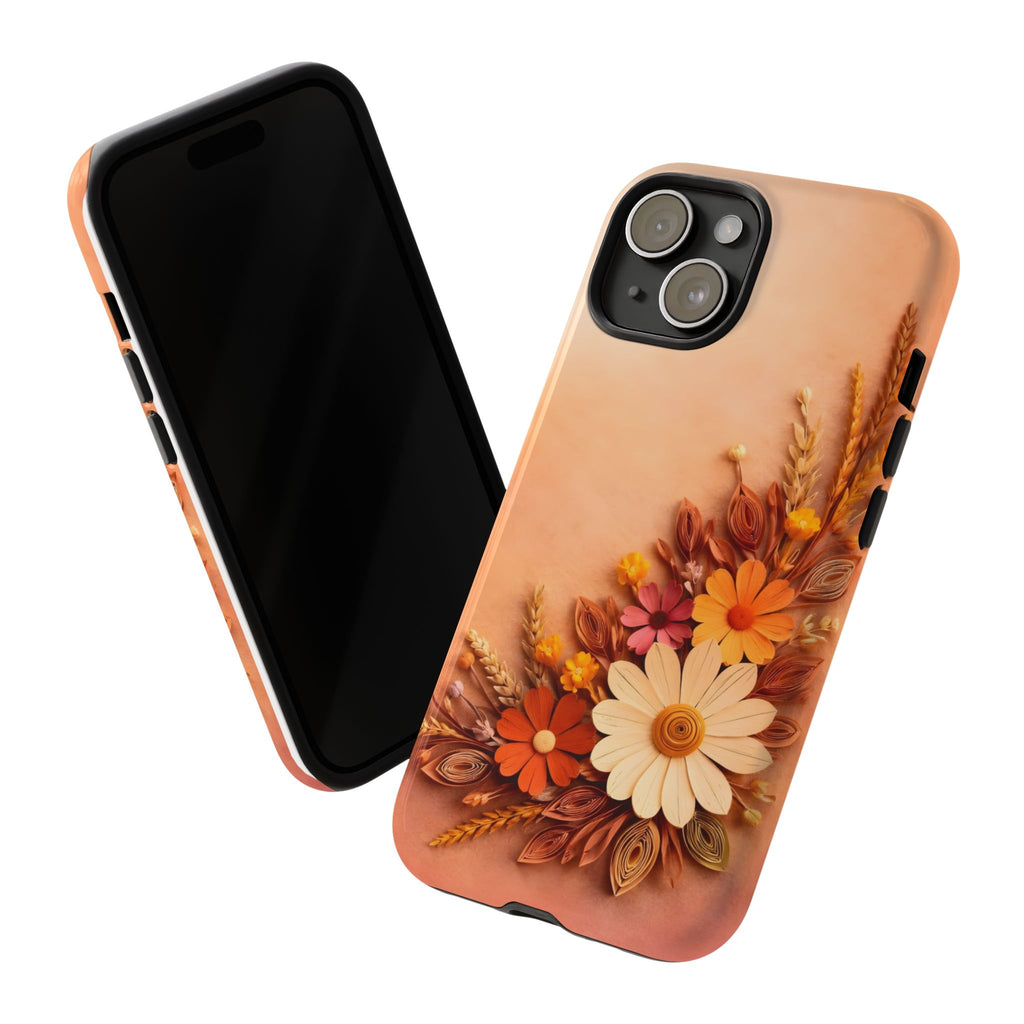 Floral Daisies Phone Case — Autumn Bouquet Protective iPhone Cover