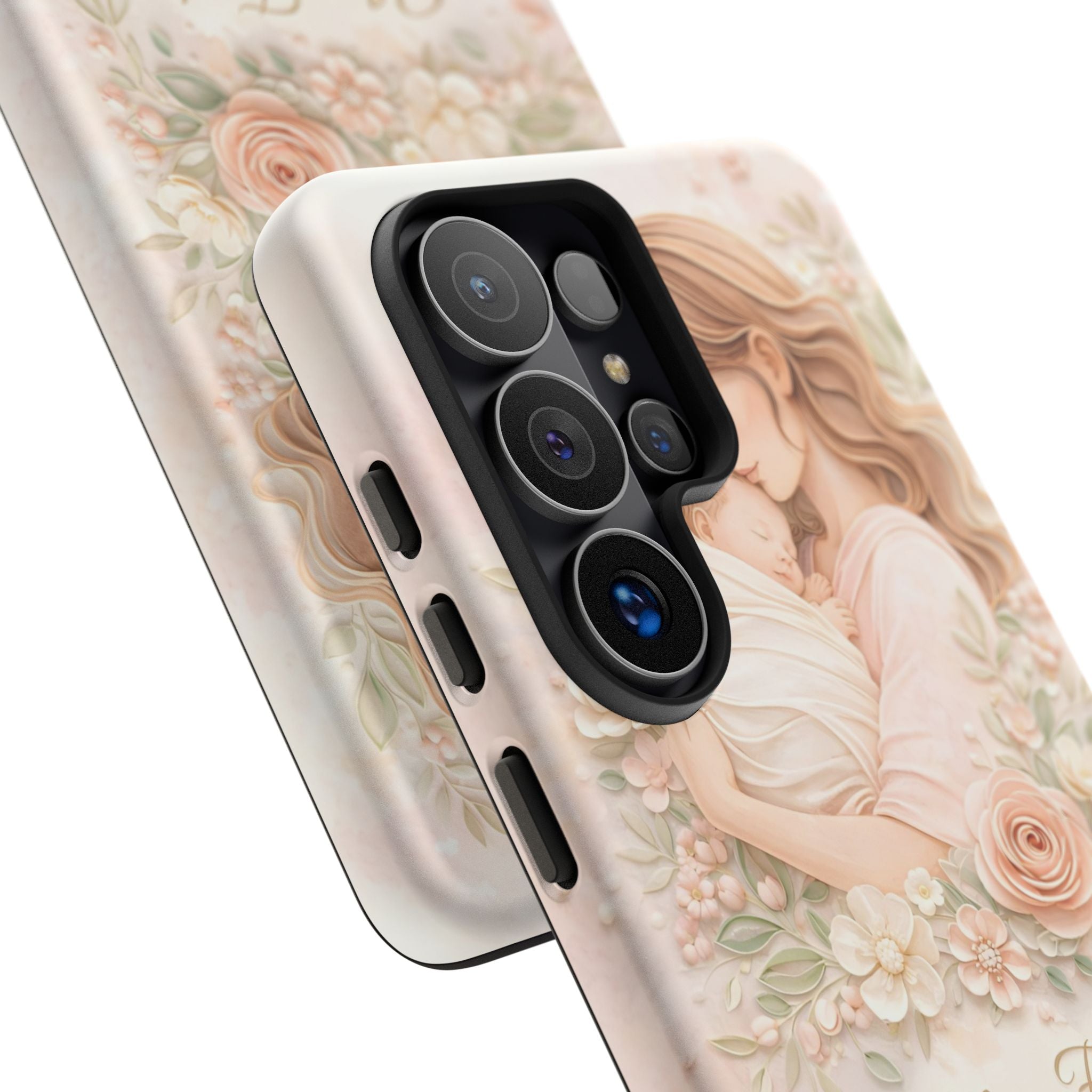My First Mother's Day Floral Phone Case — Mom & Baby Protective Case