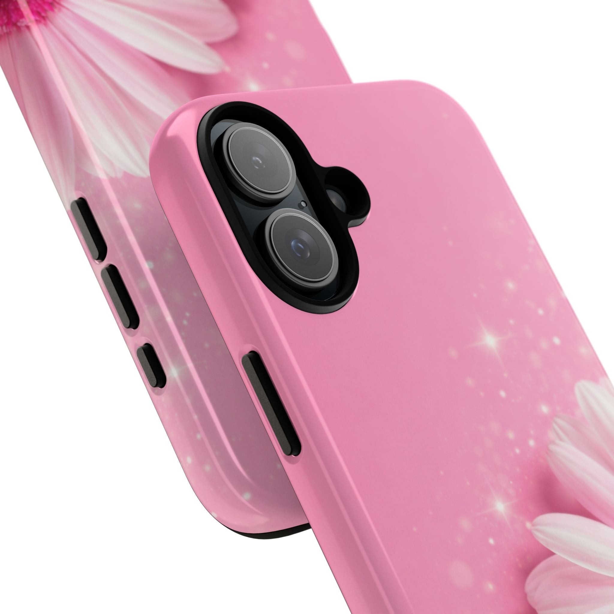 Pink Daisy Phone Case, Aesthetic Floral iPhone & Samsung Case, Cute Flower Phone Cover, Soft Girl Coquette Case, Feminine Pink Case
