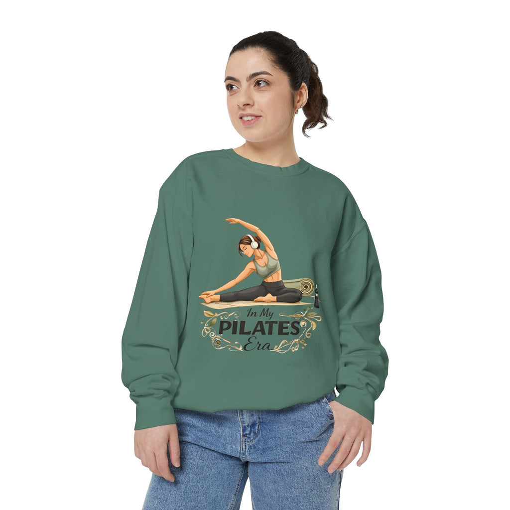 Pilates Era Sweatshirt - 'In My Pilates Era' Illustrated Fitness Crewneck