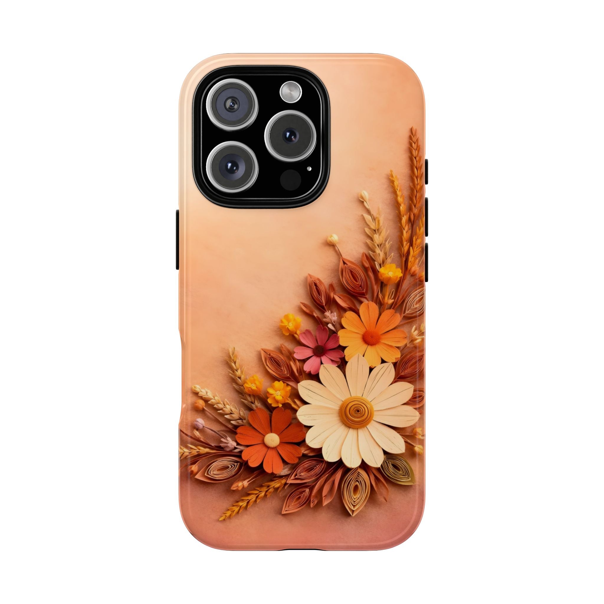 Floral Daisies Phone Case — Autumn Bouquet Protective iPhone Cover