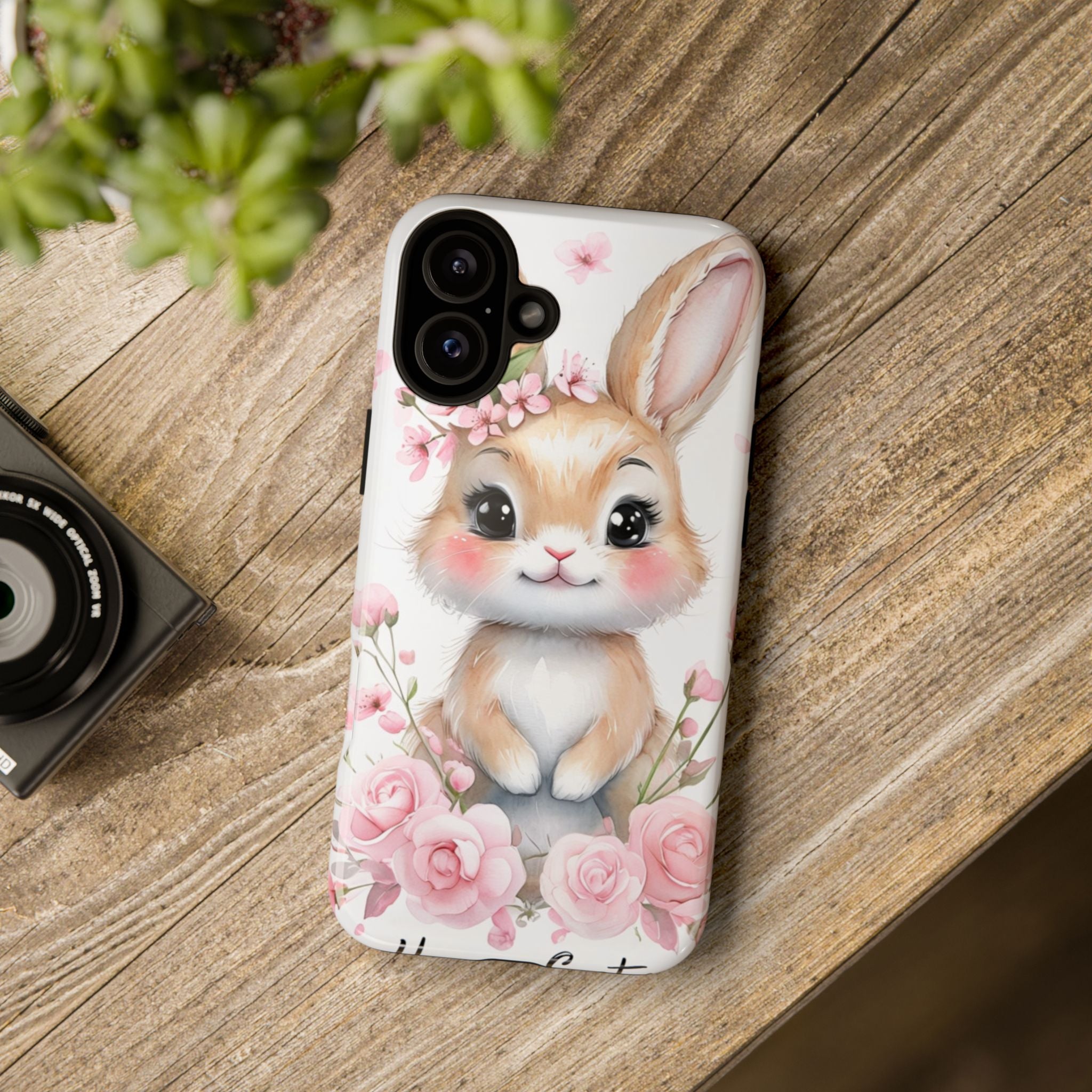 Cute Bunny Phone Case — Adorable Kawaii Rabbit Phone Cover for Girls & Animal Lovers