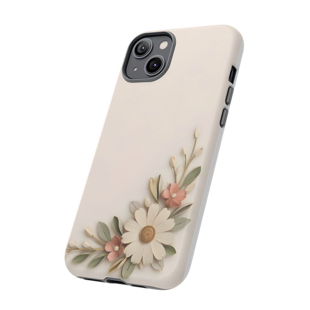 Daisy Blossom Tough Phone Case — Floral Protective iPhone Cover