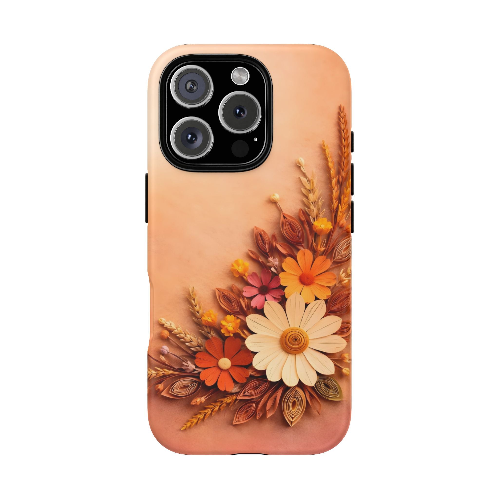 Floral Daisies Phone Case — Autumn Bouquet Protective iPhone Cover