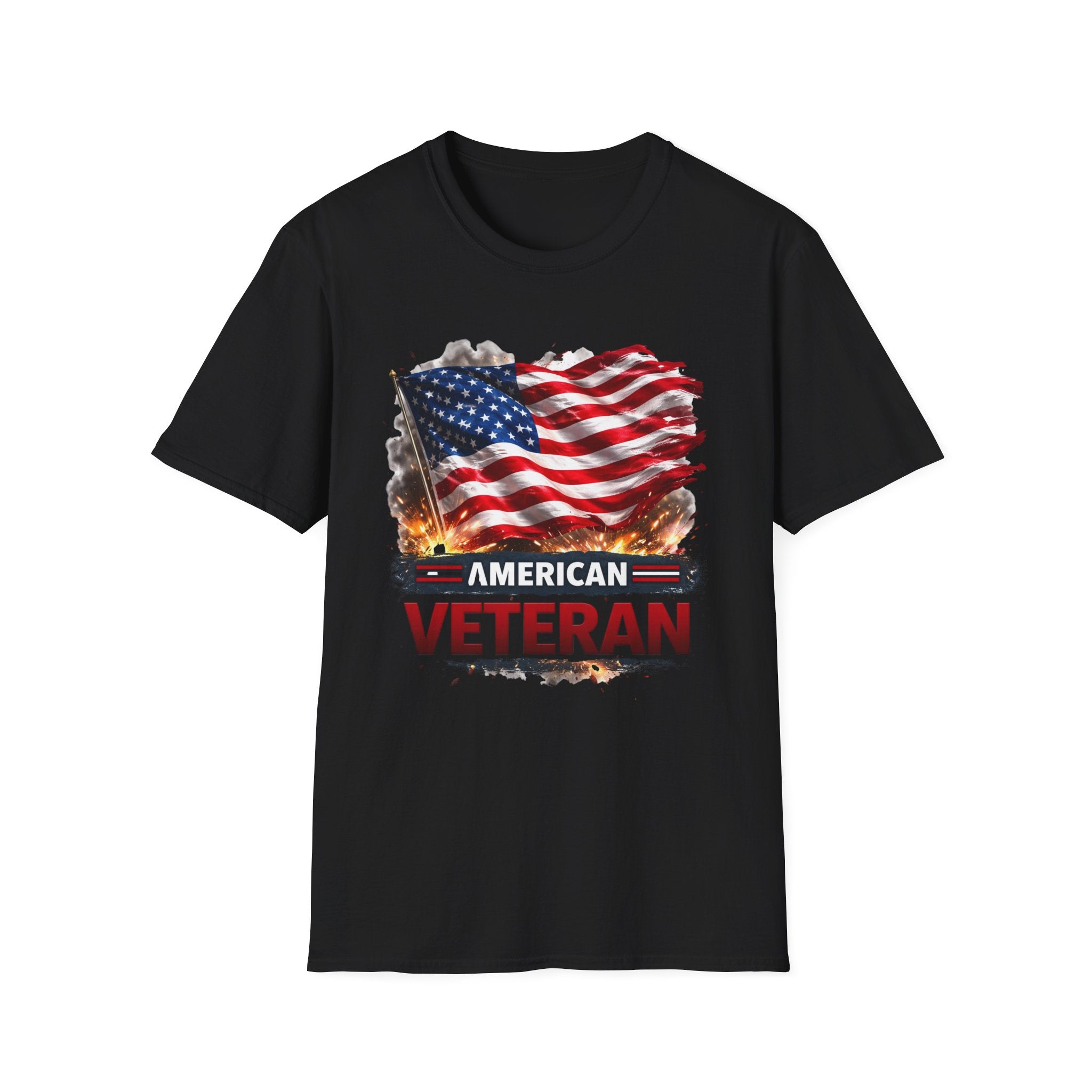 Veteran Gift Shirt, American Flag Tee, Military Veteran Apparel, Patriotic Gift for Dad, Husband Veteran Shirt