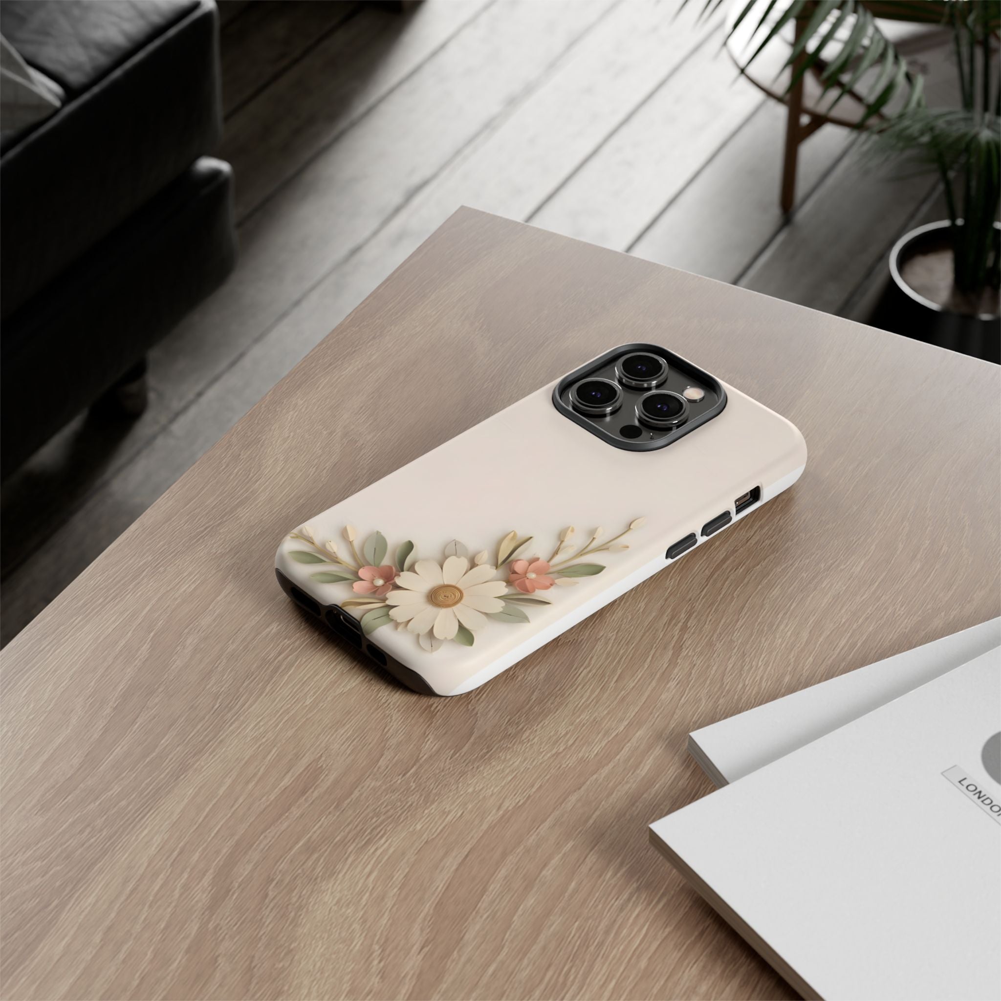 Daisy Blossom Tough Phone Case — Floral Protective iPhone Cover