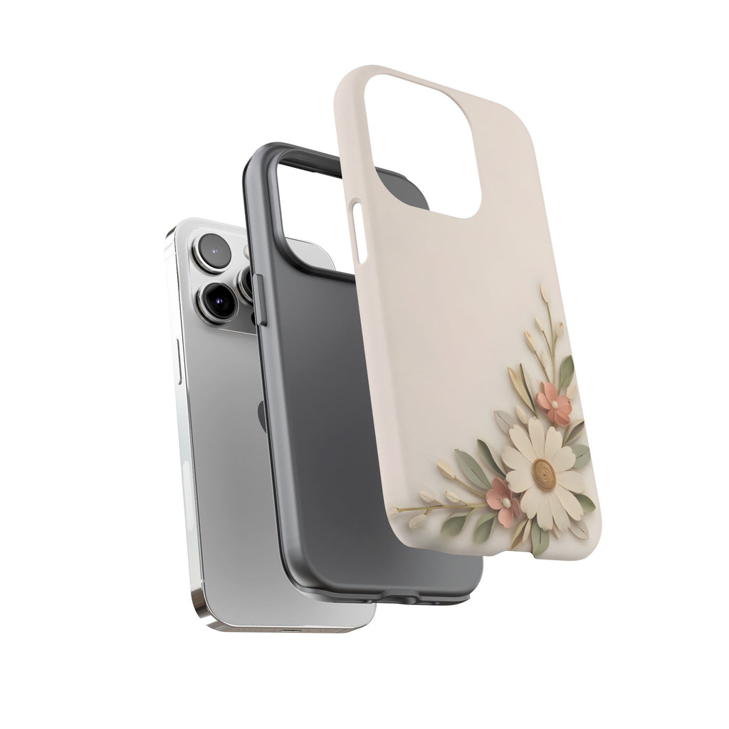 Daisy Blossom Tough Phone Case — Floral Protective iPhone Cover