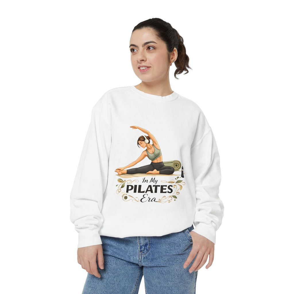 Pilates Era Sweatshirt - 'In My Pilates Era' Illustrated Fitness Crewneck