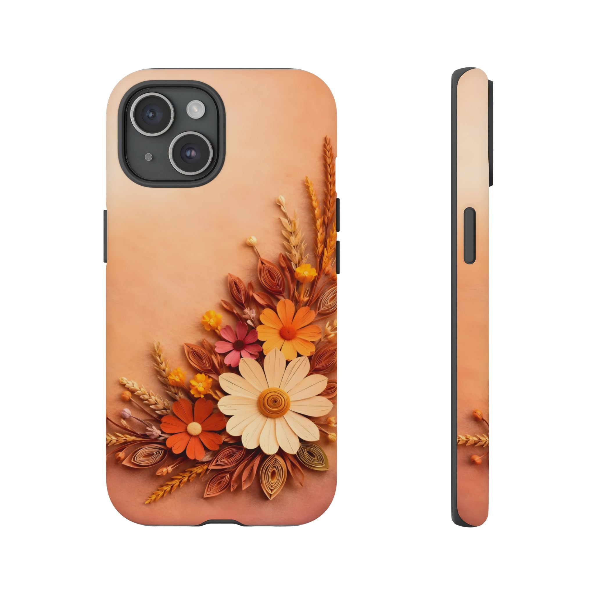 Floral Daisies Phone Case — Autumn Bouquet Protective iPhone Cover