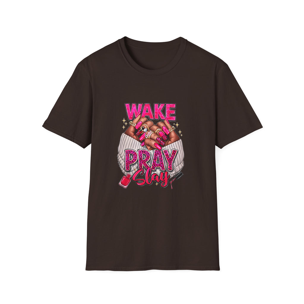 Wake Pray Slay T-Shirt — Inspirational Faith & Hustle Tee