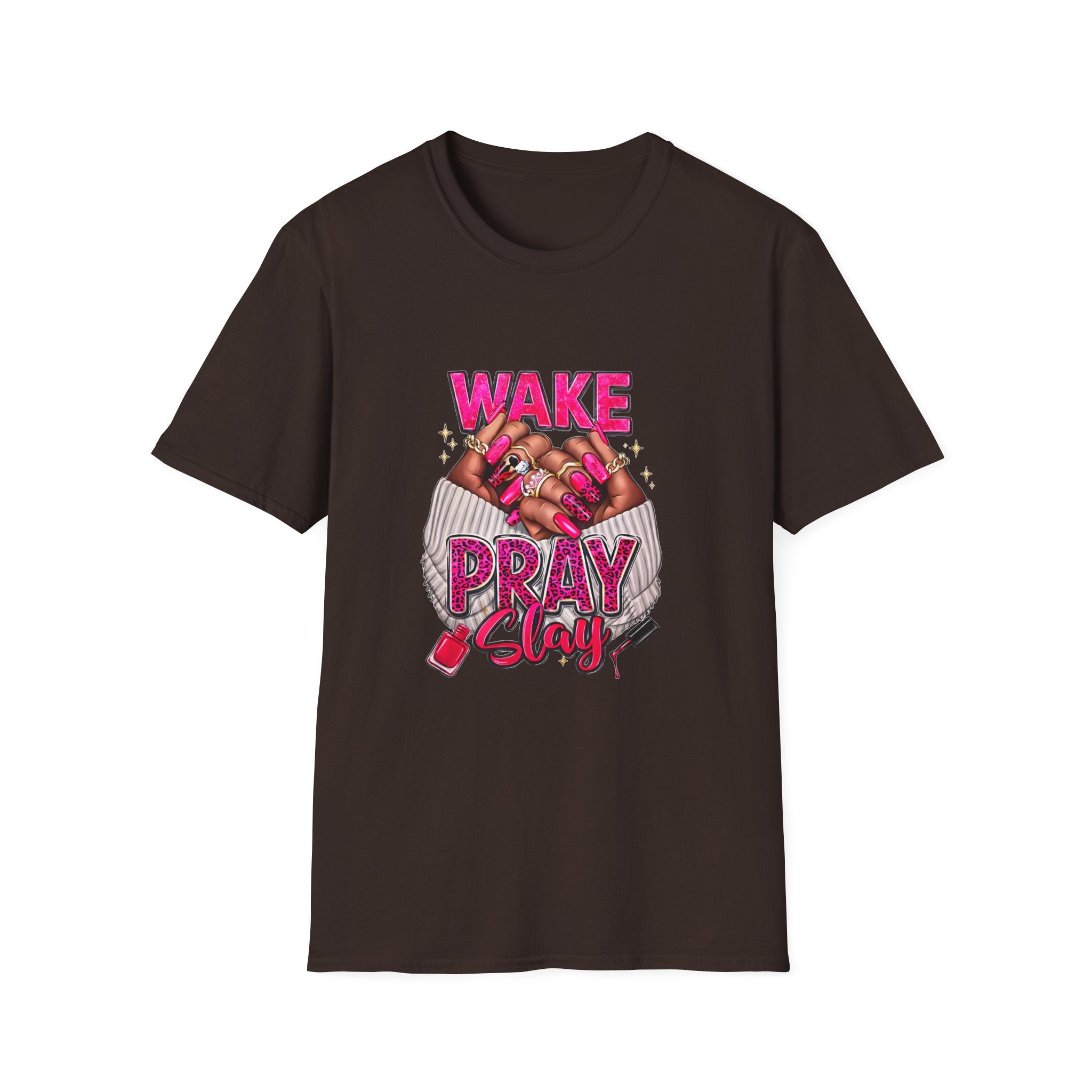 Wake Pray Slay T-Shirt — Inspirational Faith & Hustle Tee