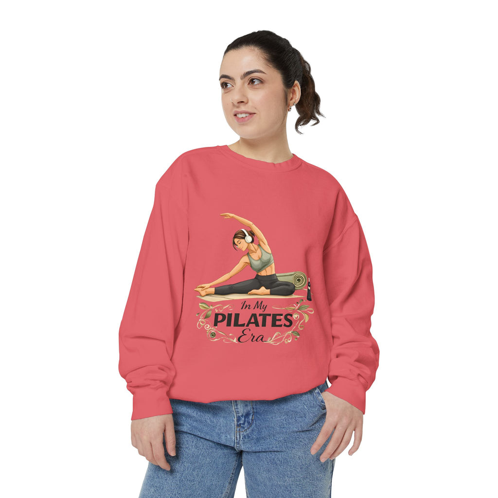 Pilates Era Sweatshirt - 'In My Pilates Era' Illustrated Fitness Crewneck