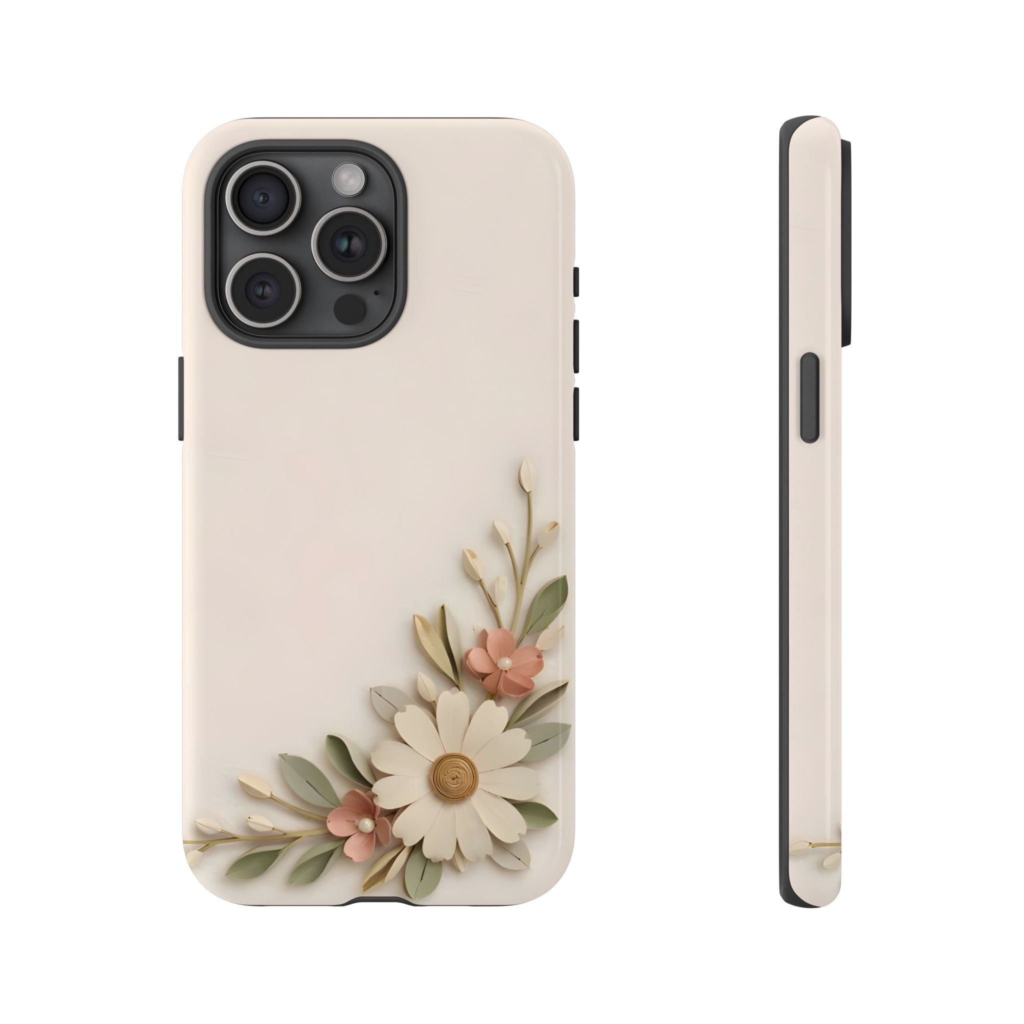 Daisy Blossom Tough Phone Case — Floral Protective iPhone Cover