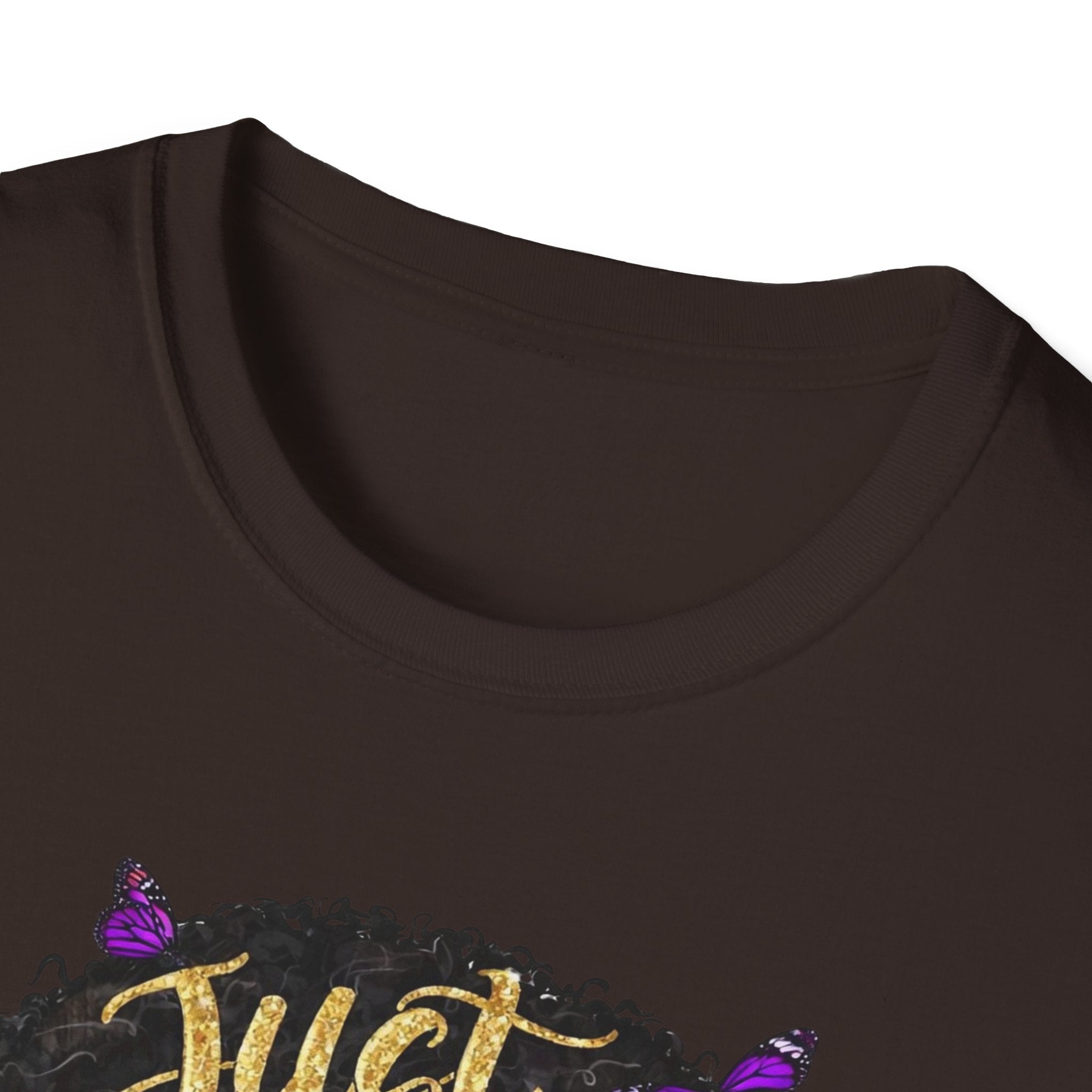 Redeemed Christian Afro Woman T-Shirt – Faith-Based Butterfly Design, Inspirational Black Woman Graphic Tee, Spiritual Gift for Women