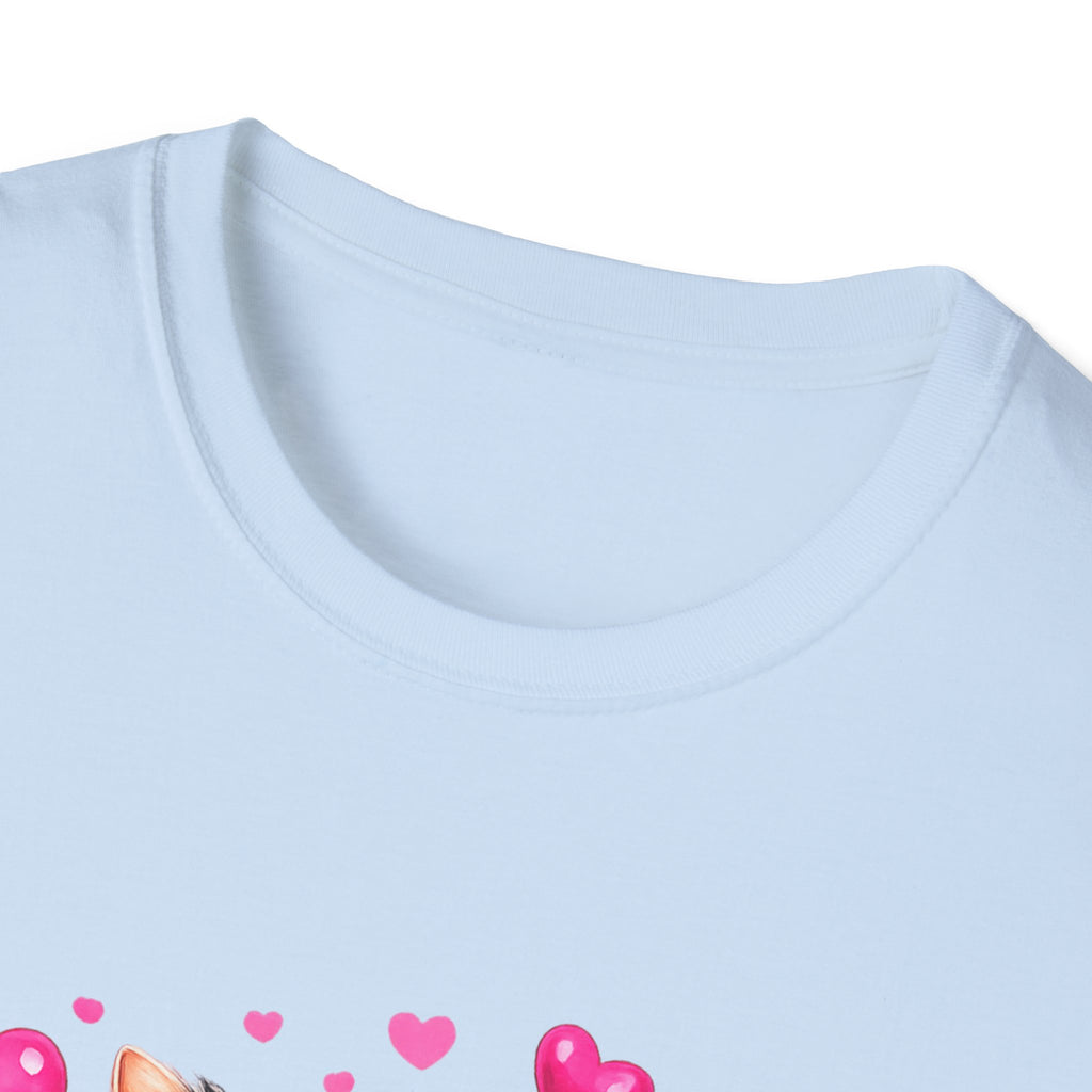 Mommy’s Child Yorkie Shirt – Cute Puppy in Mug Graphic Tee, Dog Lover Gift, Pink Heart Aesthetic, Yorkshire Terrier T-Shirt for Women
