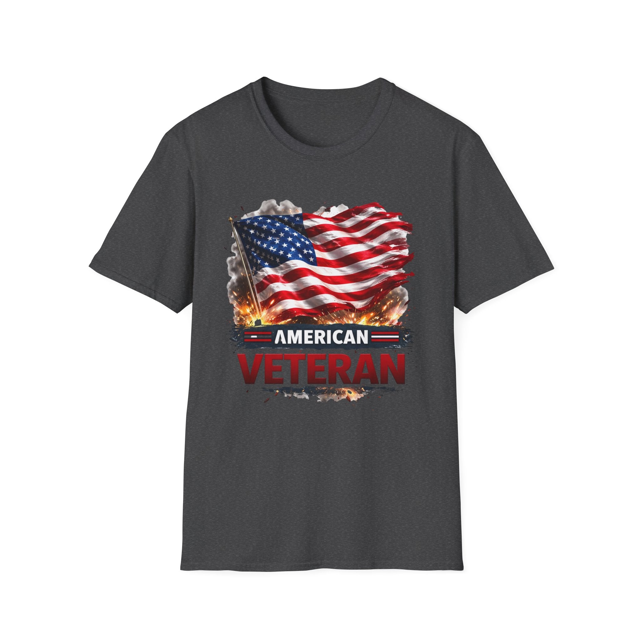 Veteran Gift Shirt, American Flag Tee, Military Veteran Apparel, Patriotic Gift for Dad, Husband Veteran Shirt