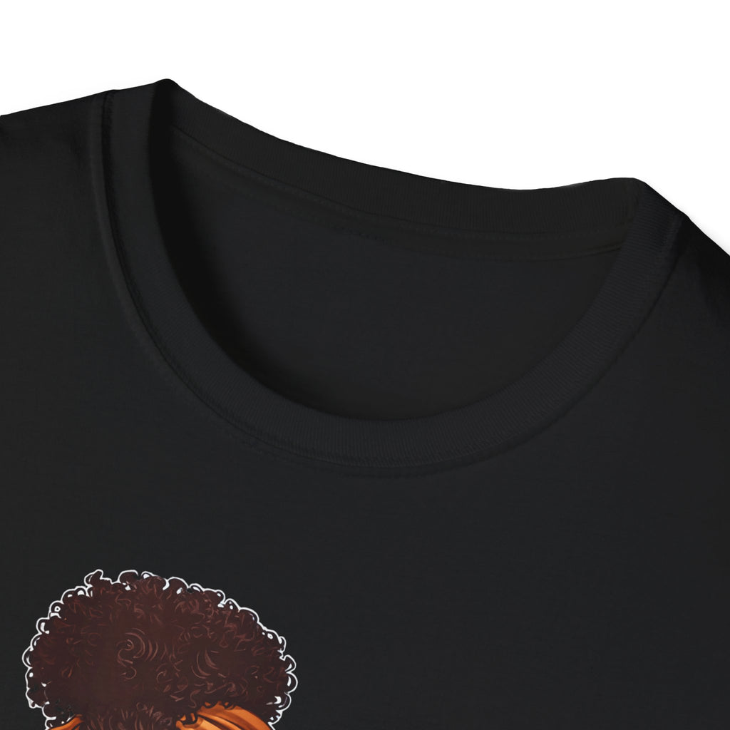 Chasing Goals Not People T-Shirt — Motivational Afro Woman Graphic Tee