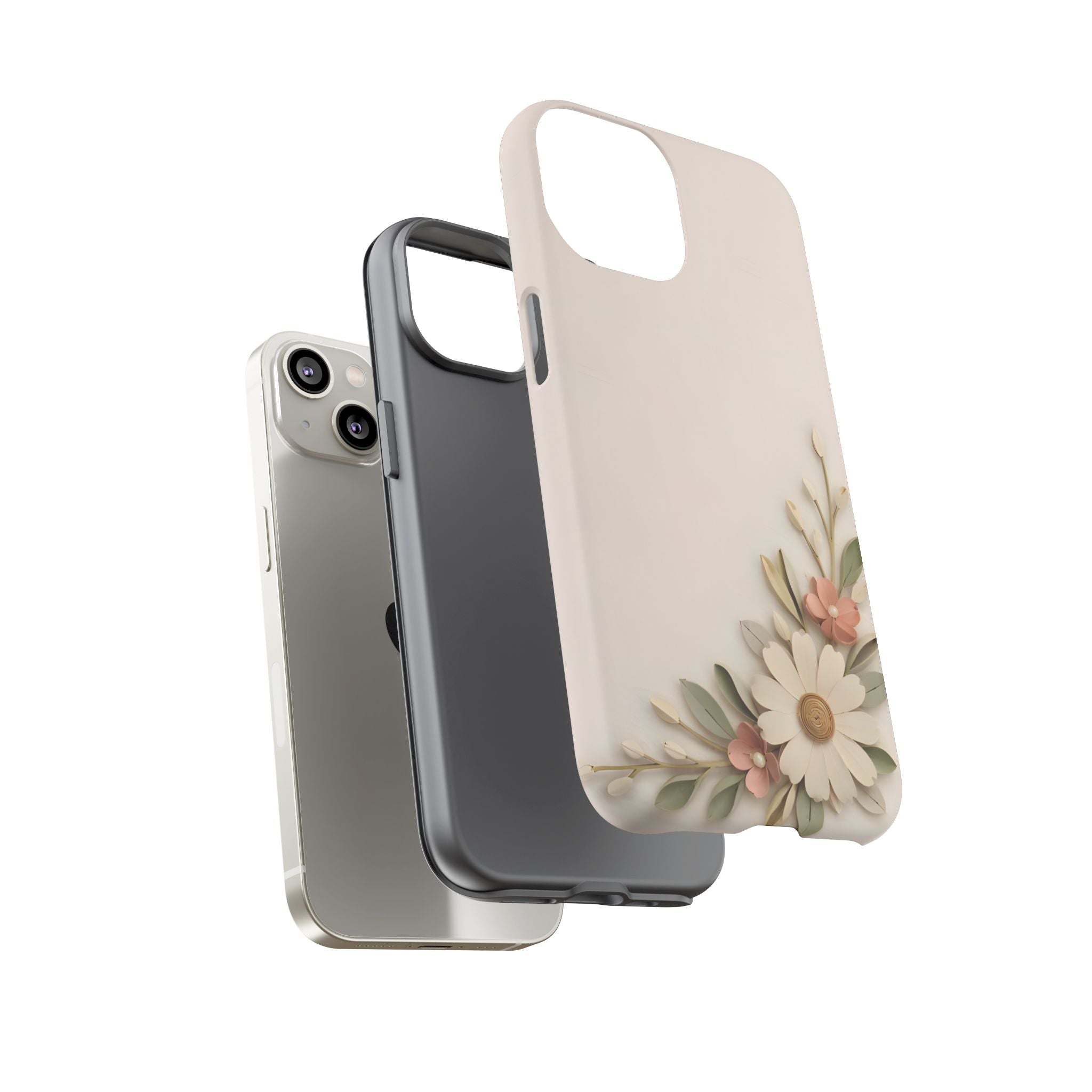 Daisy Blossom Tough Phone Case — Floral Protective iPhone Cover