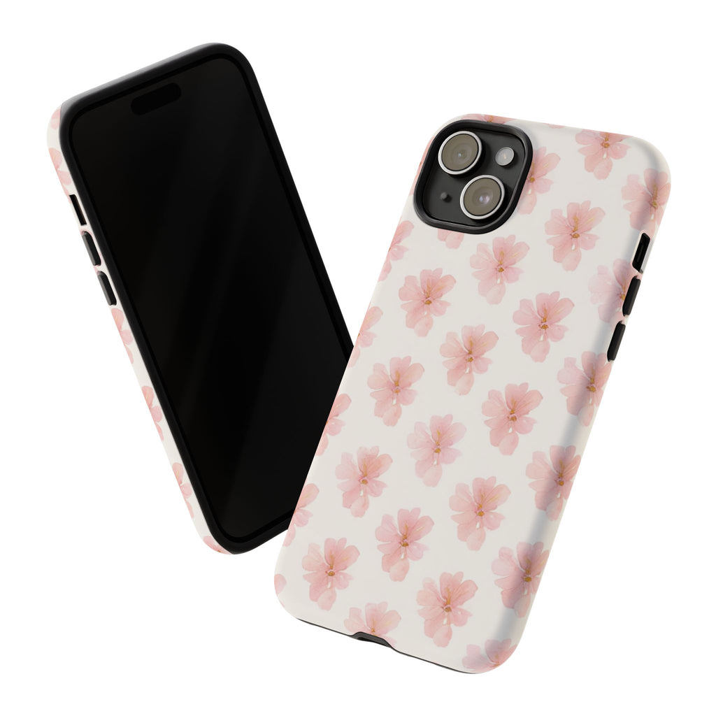 Floral Pink Blossom Tough Phone Case