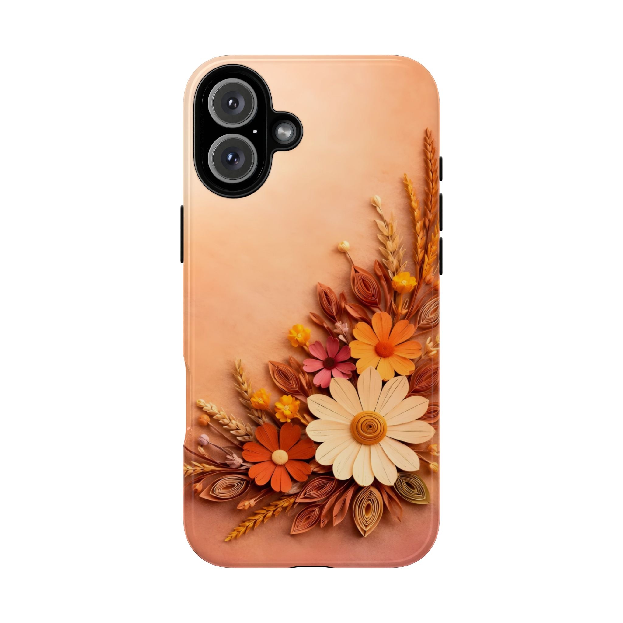 Floral Daisies Phone Case — Autumn Bouquet Protective iPhone Cover