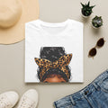 Boss Babe Money Shirt, Leopard Print Glam Girl T-Shirt, Black Woman Money Graphic Tee, Bougie Rich Auntie Shirt