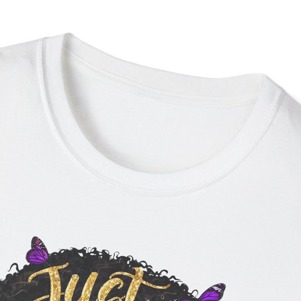 Redeemed Christian Afro Woman T-Shirt – Faith-Based Butterfly Design, Inspirational Black Woman Graphic Tee, Spiritual Gift for Women
