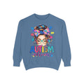 Autism Mom Sweatshirt — Colorful Puzzle Piece Mom Crewneck