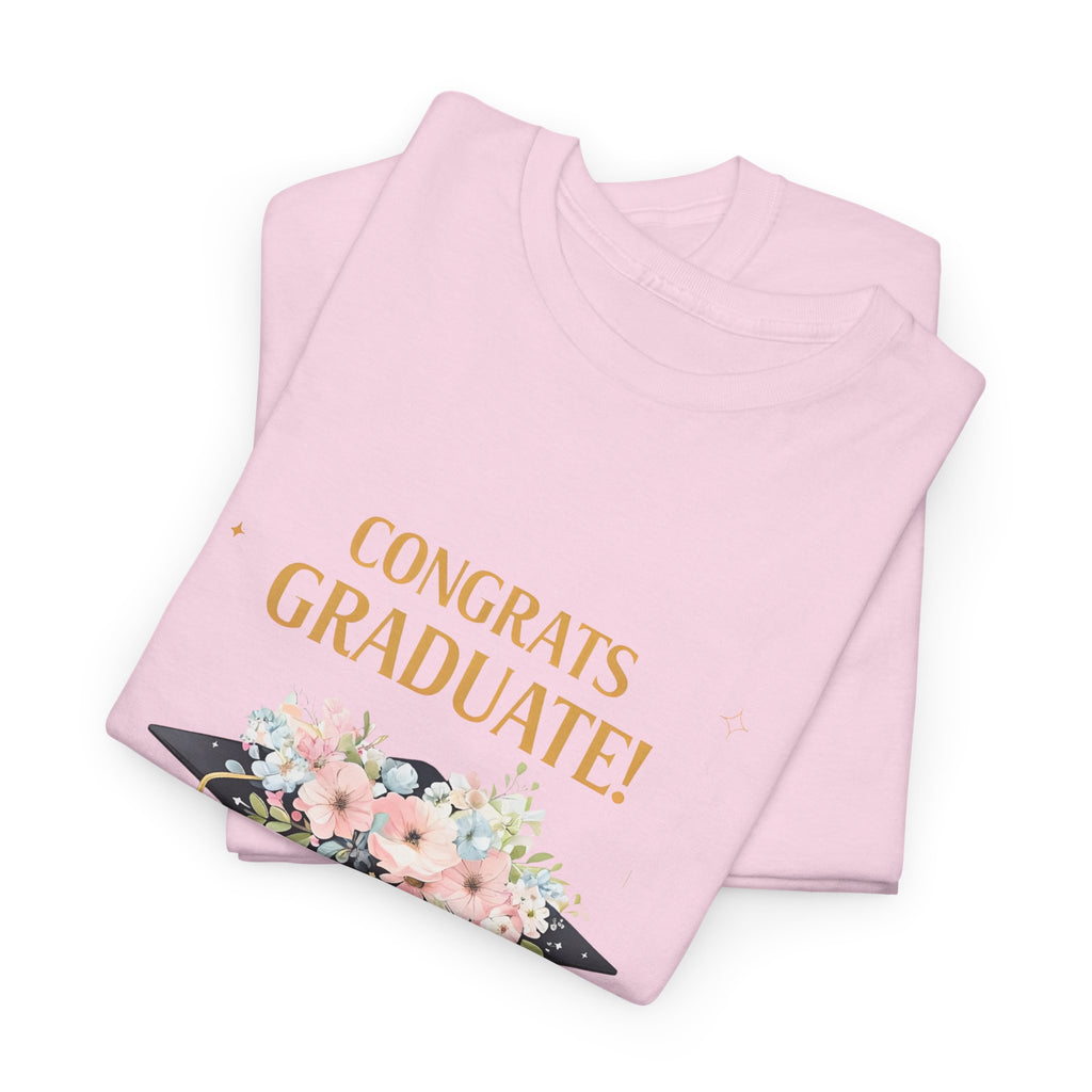 Congrats Graduate Floral Graduation T-Shirt