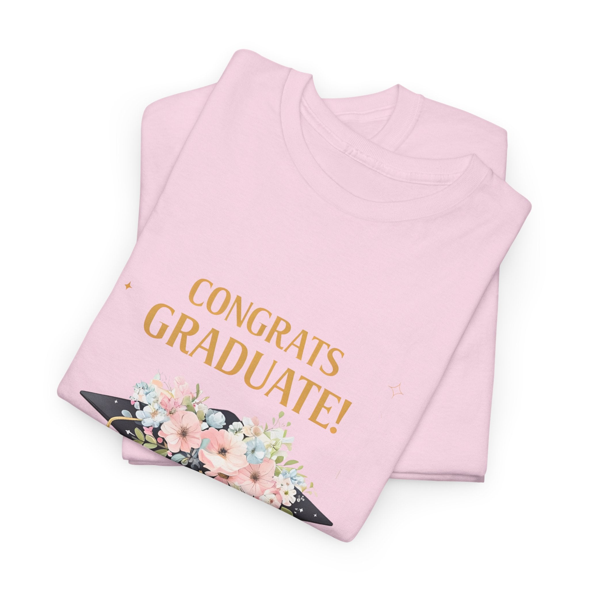 Congrats Graduate Floral Graduation T-Shirt