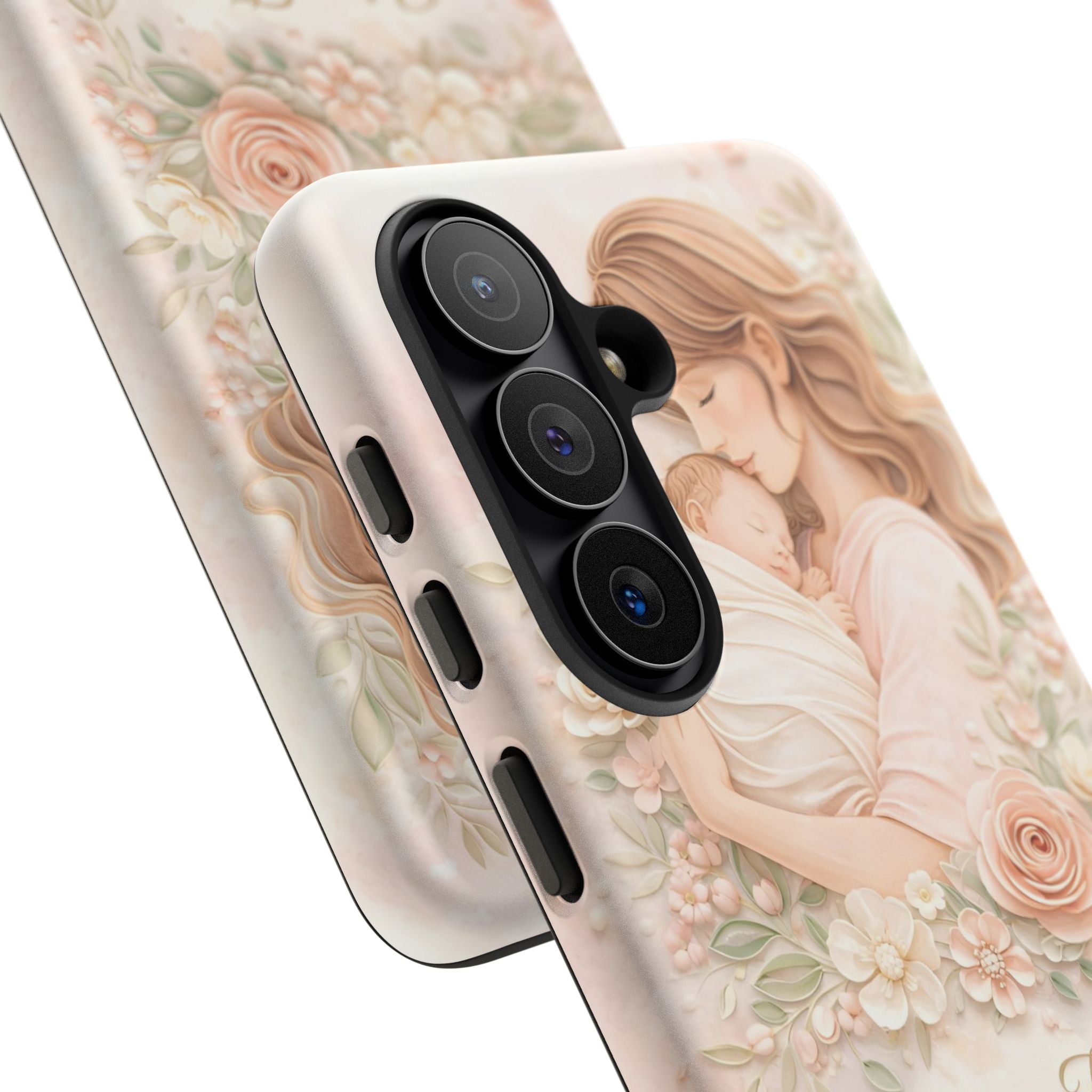 My First Mother's Day Floral Phone Case — Mom & Baby Protective Case
