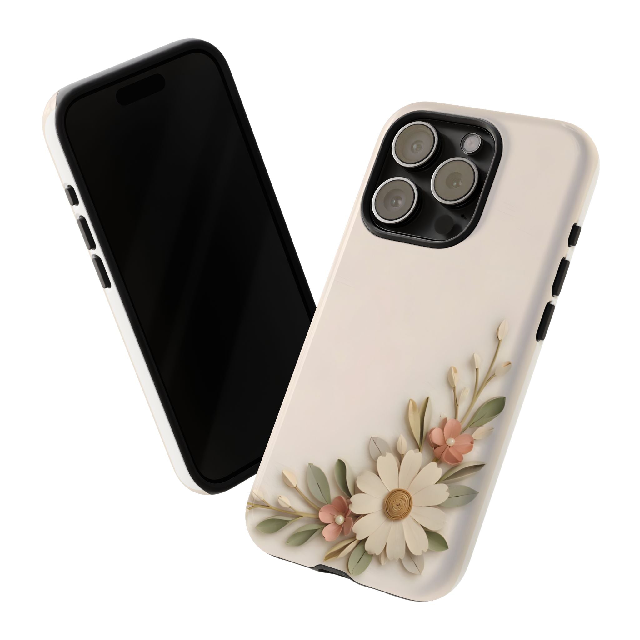 Daisy Blossom Tough Phone Case — Floral Protective iPhone Cover